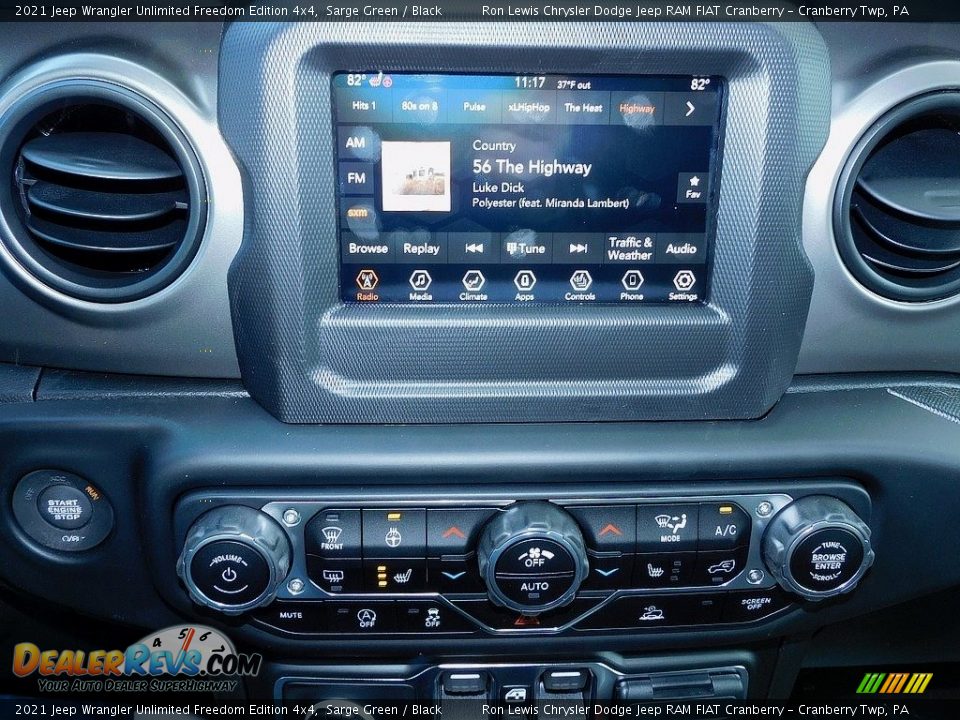 Controls of 2021 Jeep Wrangler Unlimited Freedom Edition 4x4 Photo #15