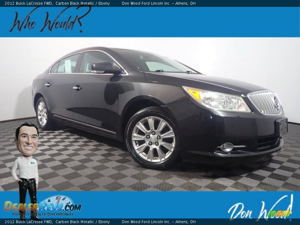 2012 Buick LaCrosse FWD Carbon Black Metallic / Ebony Photo #1