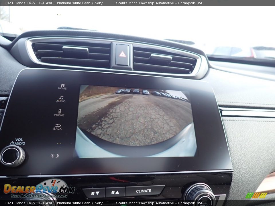 2021 Honda CR-V EX-L AWD Platinum White Pearl / Ivory Photo #13