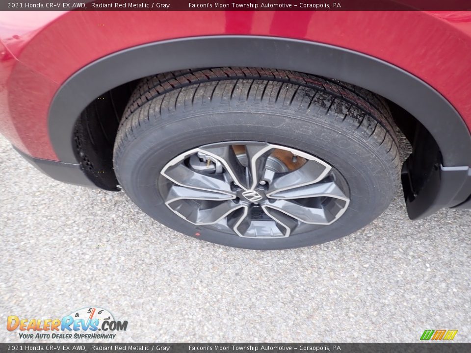 2021 Honda CR-V EX AWD Radiant Red Metallic / Gray Photo #2