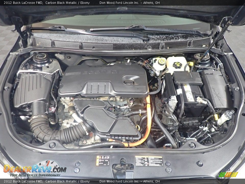 2012 Buick LaCrosse FWD Carbon Black Metallic / Ebony Photo #6