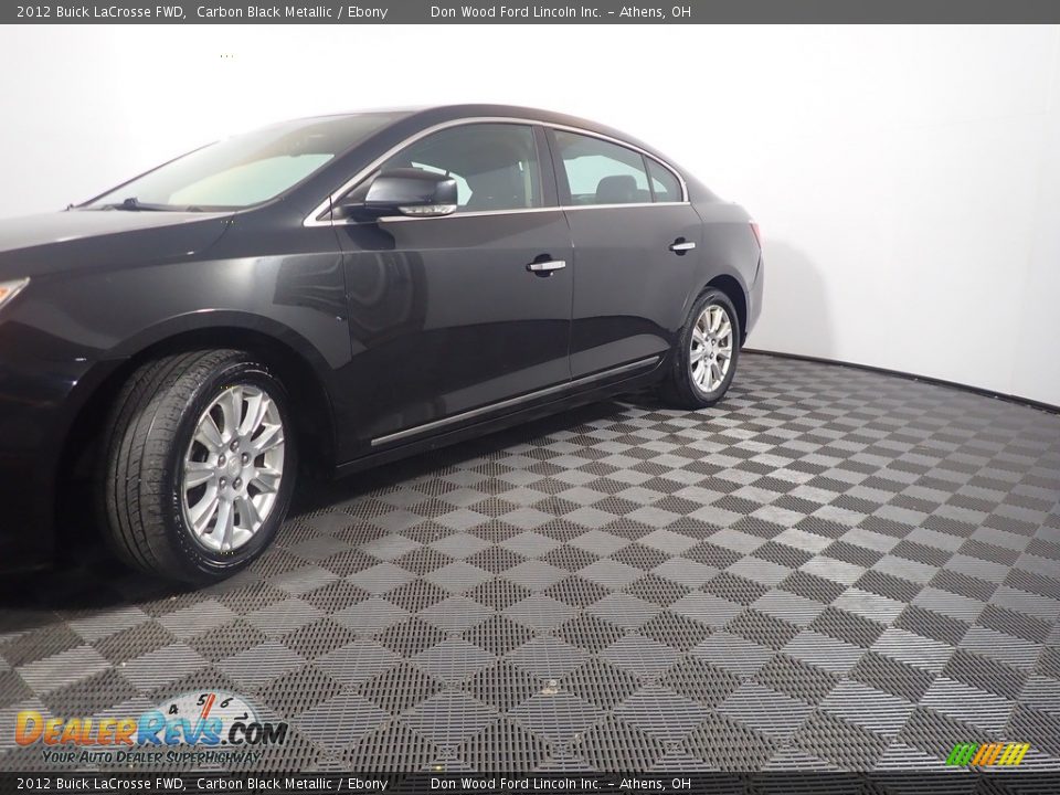 2012 Buick LaCrosse FWD Carbon Black Metallic / Ebony Photo #9