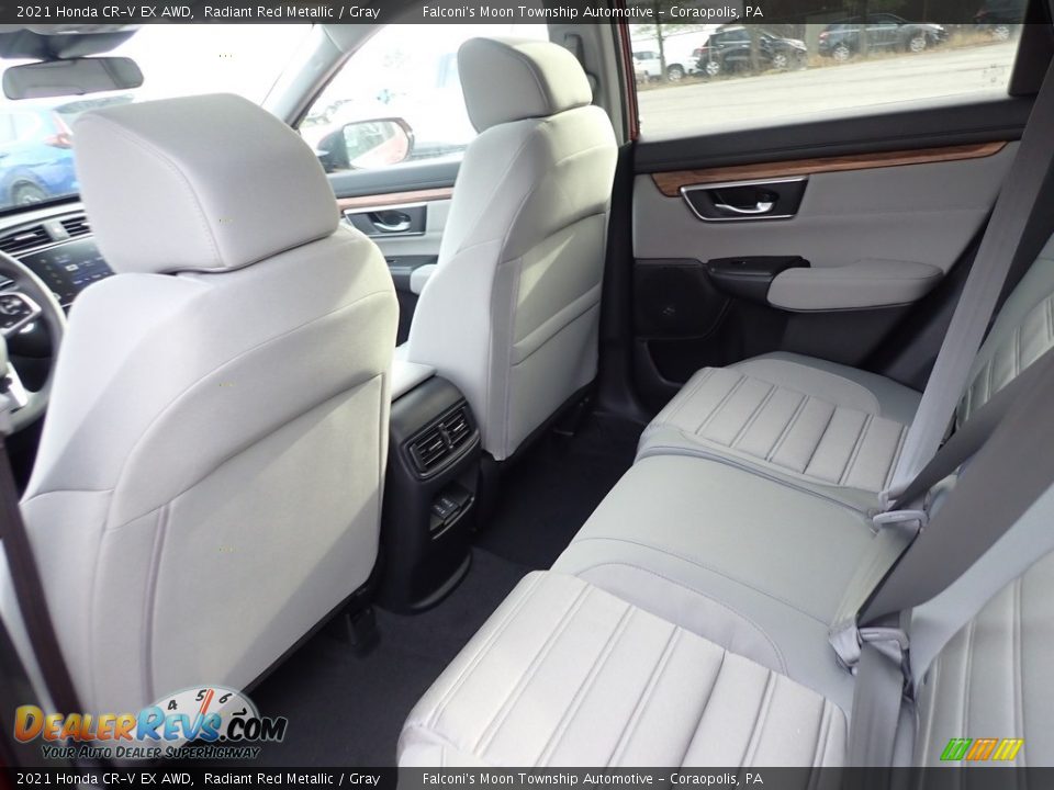 2021 Honda CR-V EX AWD Radiant Red Metallic / Gray Photo #9