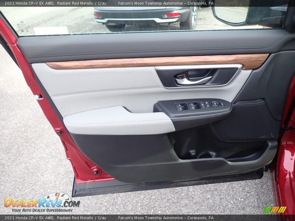 2021 Honda CR-V EX AWD Radiant Red Metallic / Gray Photo #11