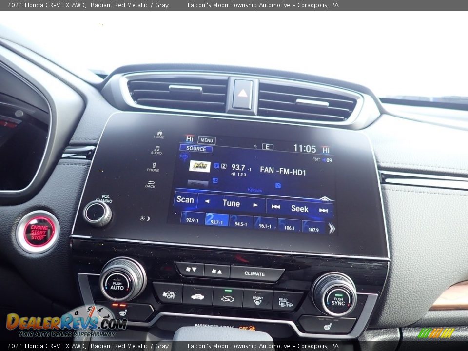 2021 Honda CR-V EX AWD Radiant Red Metallic / Gray Photo #14