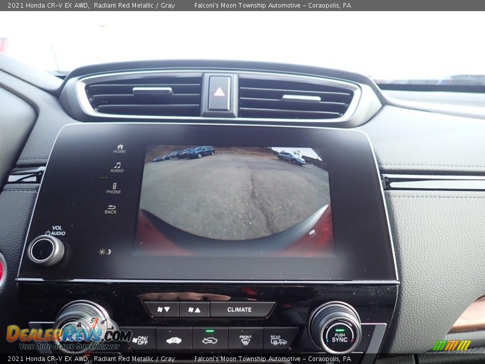 2021 Honda CR-V EX AWD Radiant Red Metallic / Gray Photo #15