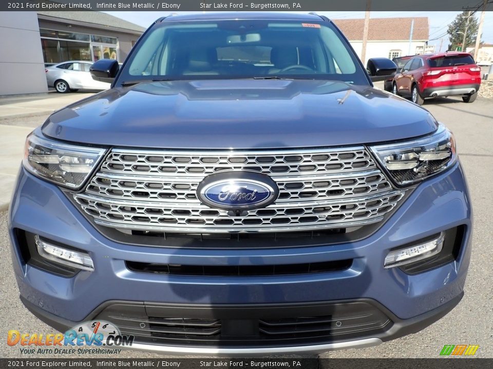 2021 Ford Explorer Limited Infinite Blue Metallic / Ebony Photo #9