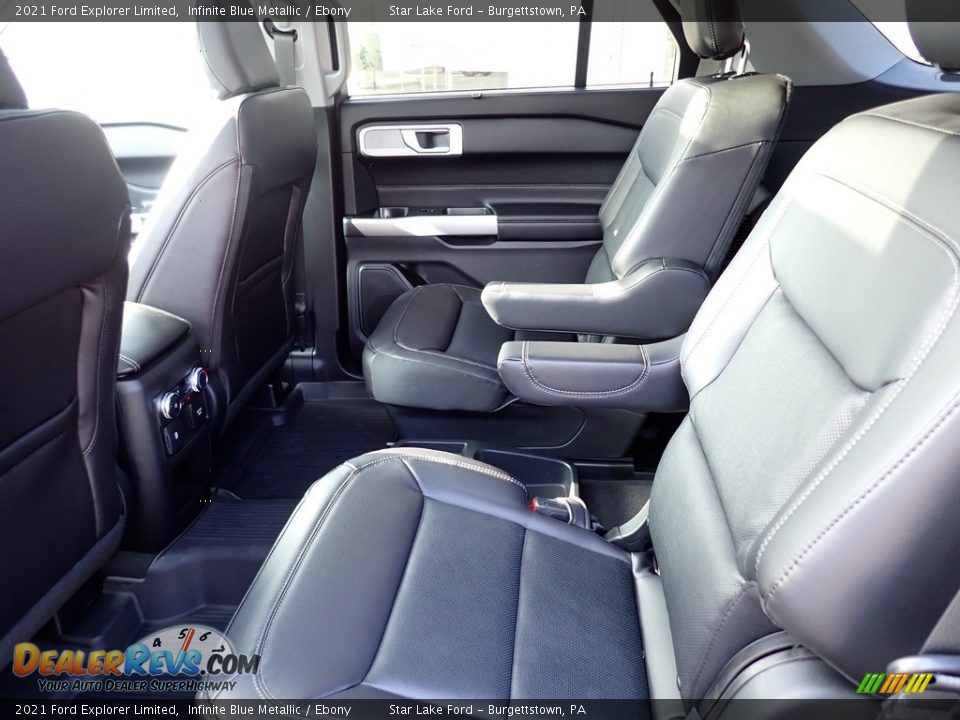 Rear Seat of 2021 Ford Explorer Limited Photo #11