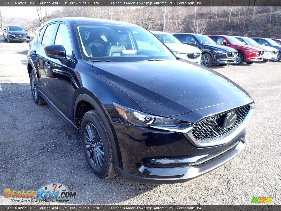 2021 Mazda CX-5 Touring AWD Jet Black Mica / Black Photo #3