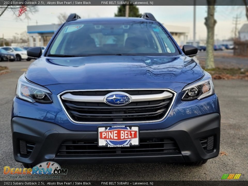 2021 Subaru Outback 2.5i Abyss Blue Pearl / Slate Black Photo #3