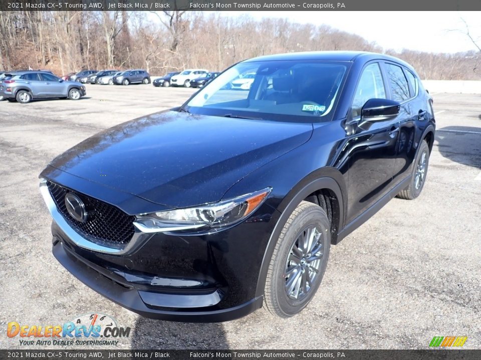 2021 Mazda CX-5 Touring AWD Jet Black Mica / Black Photo #5