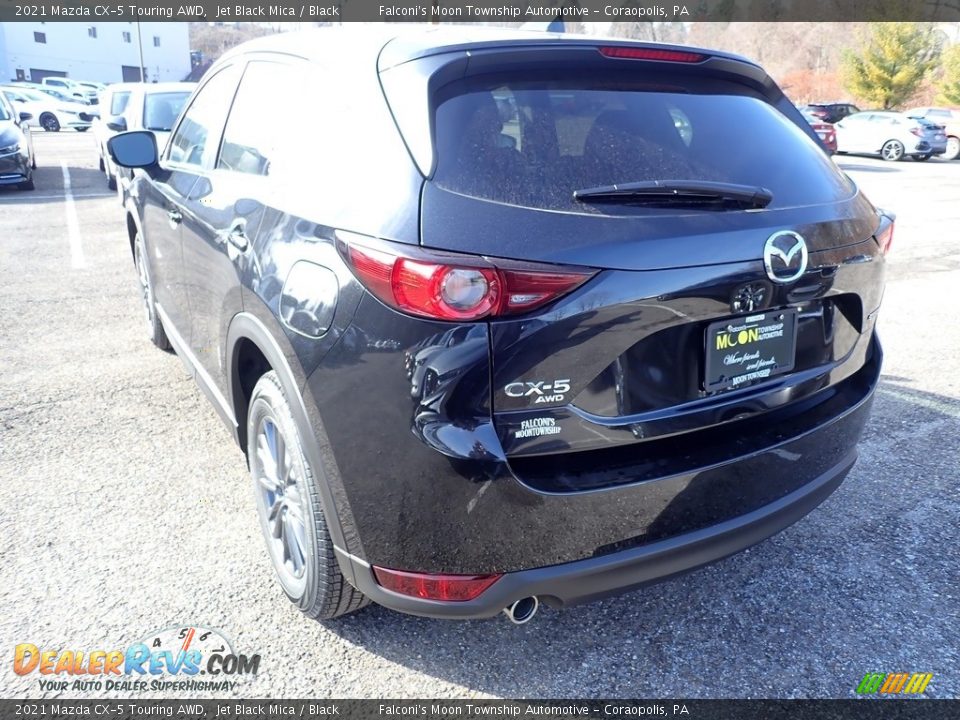 2021 Mazda CX-5 Touring AWD Jet Black Mica / Black Photo #6