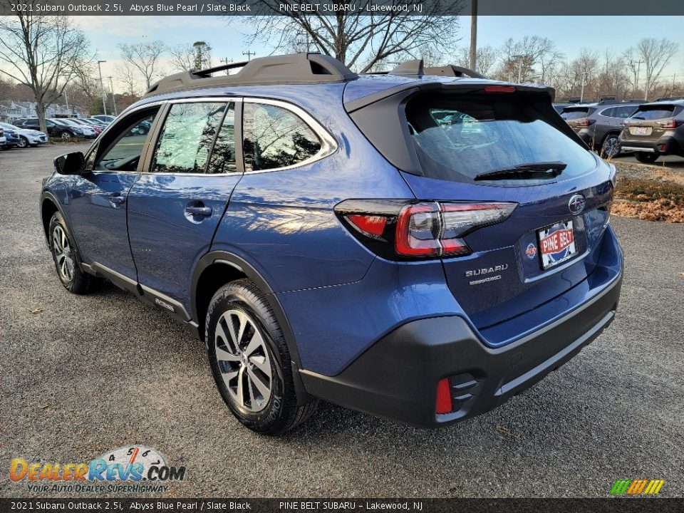 2021 Subaru Outback 2.5i Abyss Blue Pearl / Slate Black Photo #6