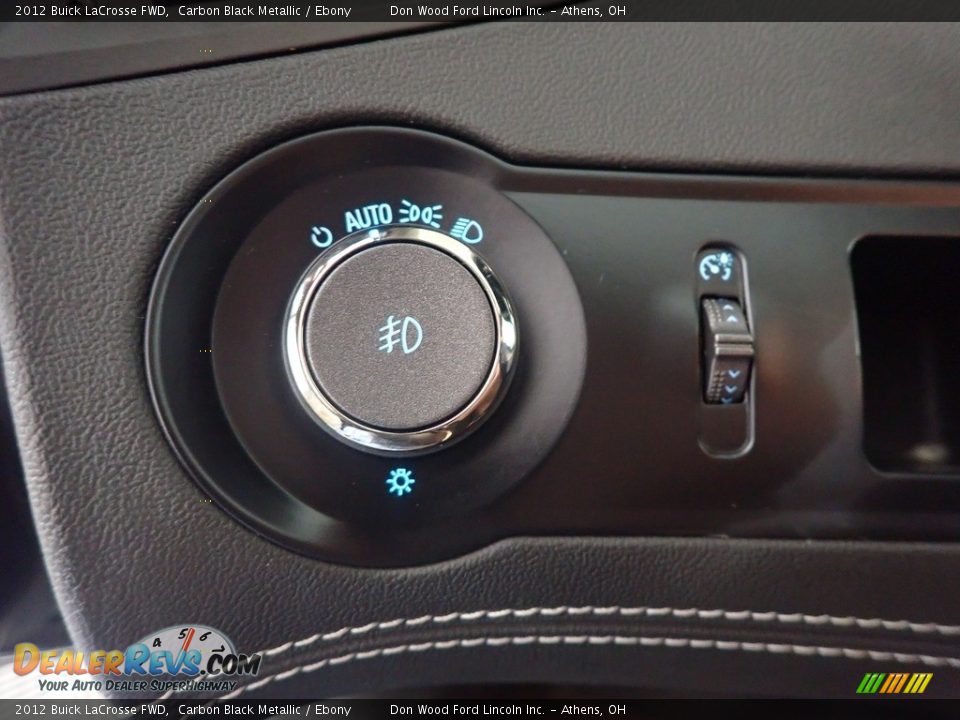 2012 Buick LaCrosse FWD Carbon Black Metallic / Ebony Photo #30