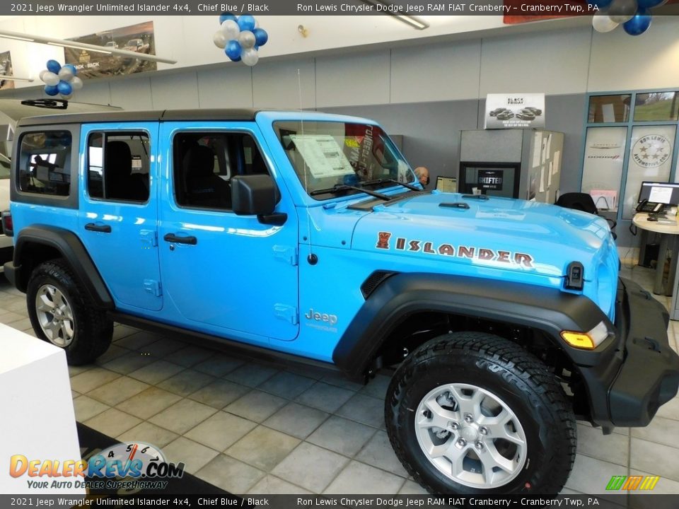 Chief Blue 2021 Jeep Wrangler Unlimited Islander 4x4 Photo #4