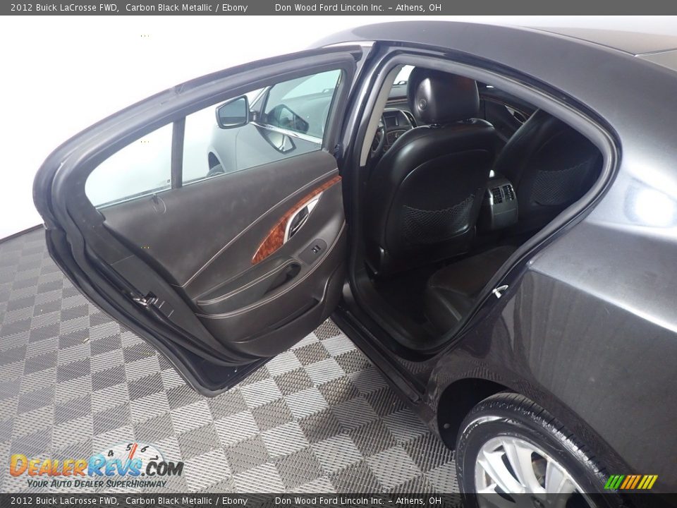 2012 Buick LaCrosse FWD Carbon Black Metallic / Ebony Photo #34