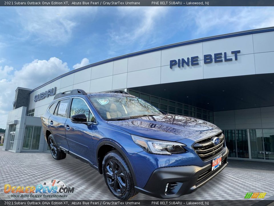 2021 Subaru Outback Onyx Edition XT Abyss Blue Pearl / Gray StarTex Urethane Photo #1