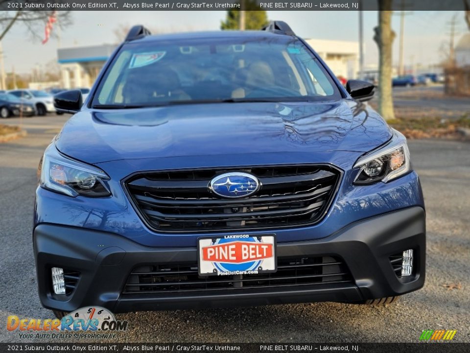 2021 Subaru Outback Onyx Edition XT Abyss Blue Pearl / Gray StarTex Urethane Photo #3