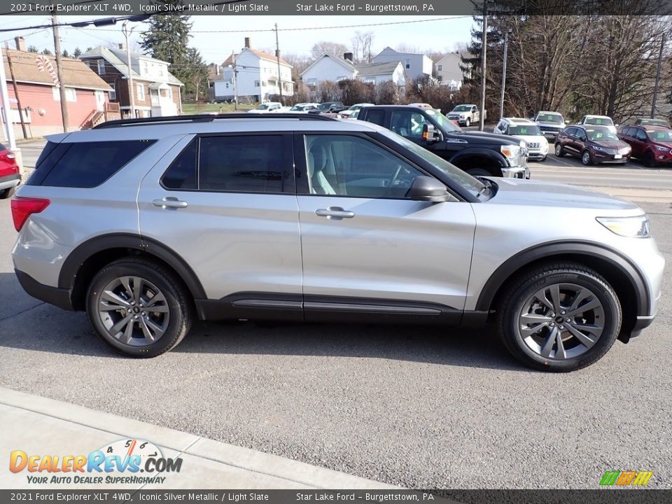 Iconic Silver Metallic 2021 Ford Explorer XLT 4WD Photo #7