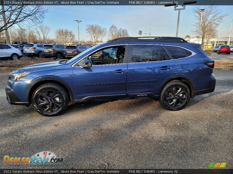 Abyss Blue Pearl 2021 Subaru Outback Onyx Edition XT Photo #4