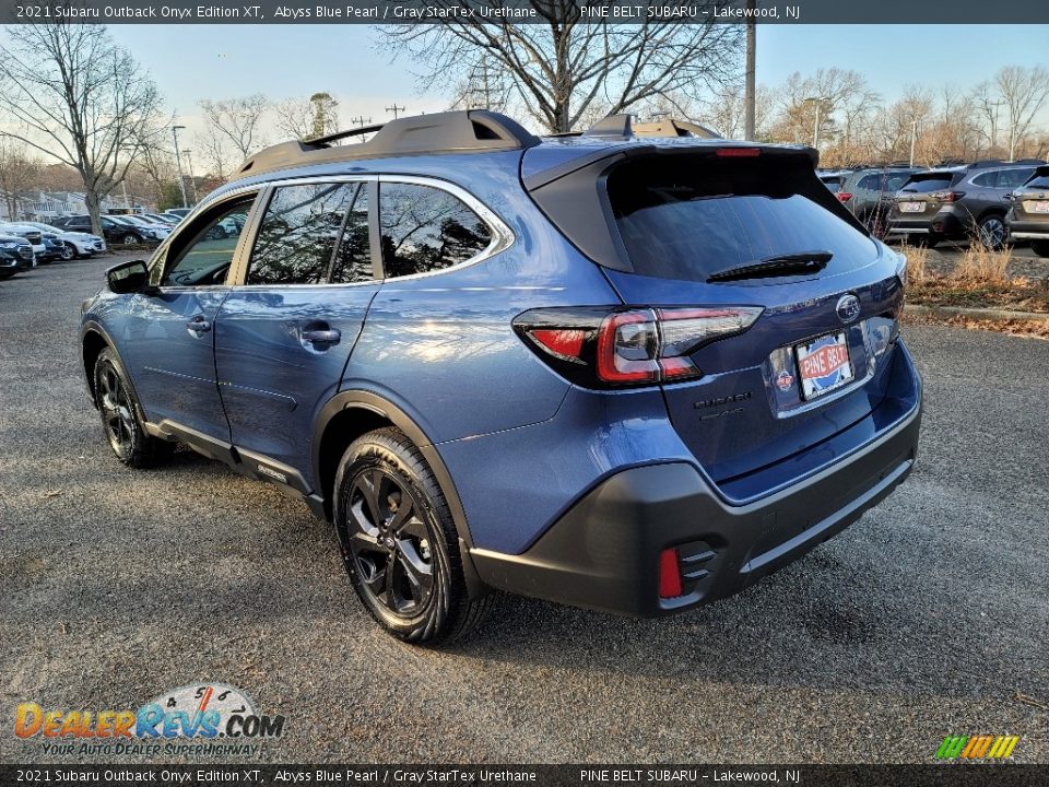 2021 Subaru Outback Onyx Edition XT Abyss Blue Pearl / Gray StarTex Urethane Photo #6