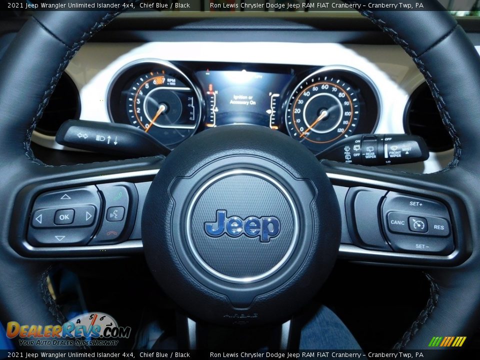 2021 Jeep Wrangler Unlimited Islander 4x4 Steering Wheel Photo #19