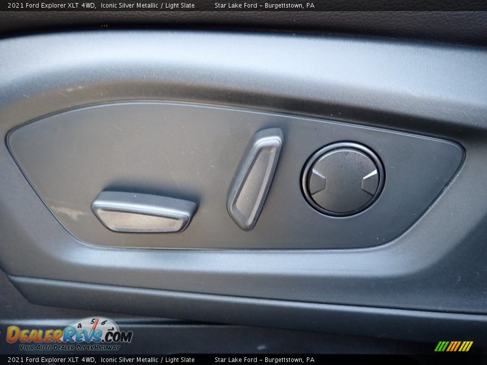 2021 Ford Explorer XLT 4WD Iconic Silver Metallic / Light Slate Photo #16