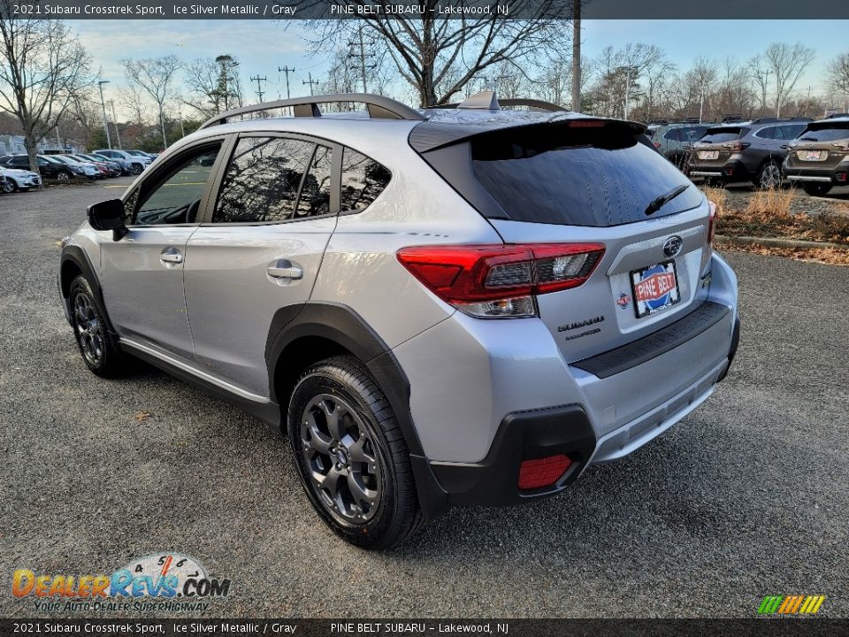 2021 Subaru Crosstrek Sport Ice Silver Metallic / Gray Photo #6