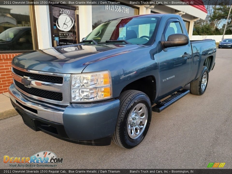 Front 3/4 View of 2011 Chevrolet Silverado 1500 Regular Cab Photo #2