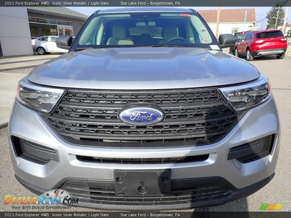 2021 Ford Explorer 4WD Iconic Silver Metallic / Light Slate Photo #9