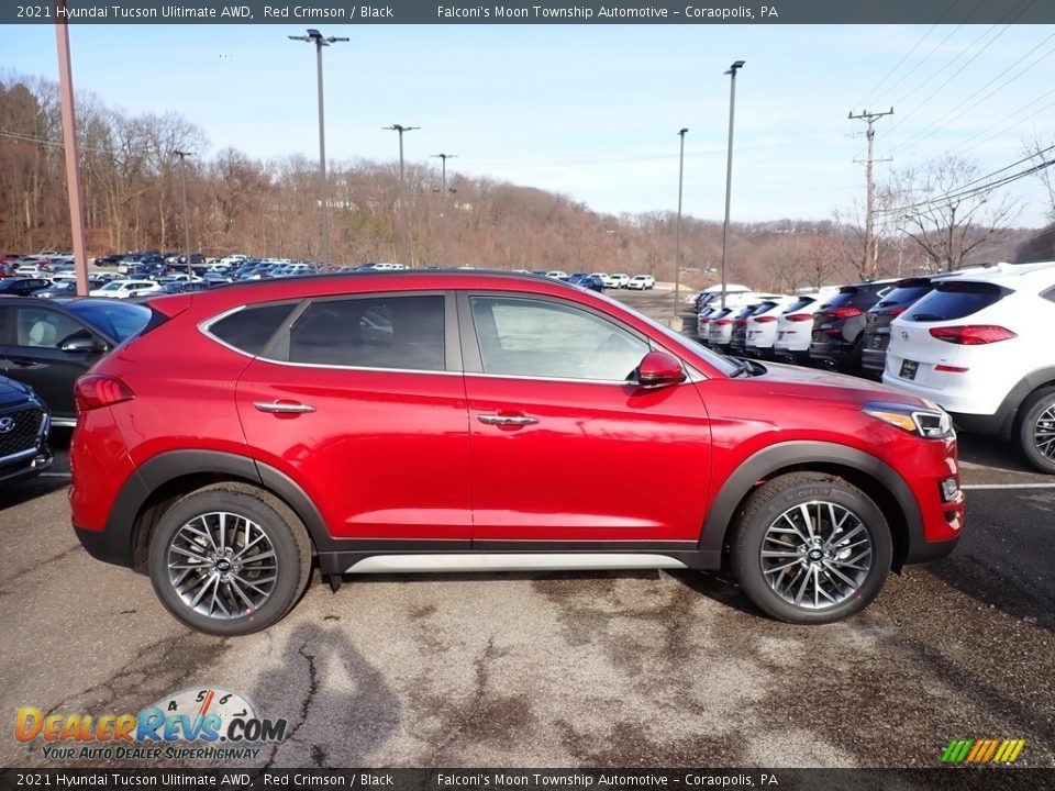 2021 Hyundai Tucson Ulitimate AWD Red Crimson / Black Photo #1