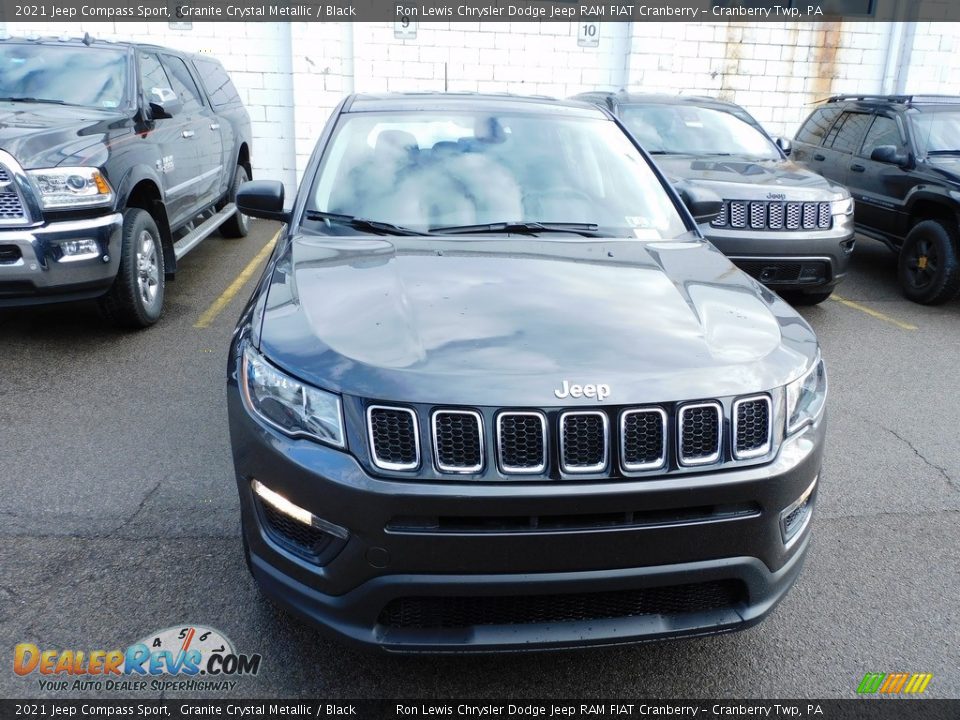 2021 Jeep Compass Sport Granite Crystal Metallic / Black Photo #2