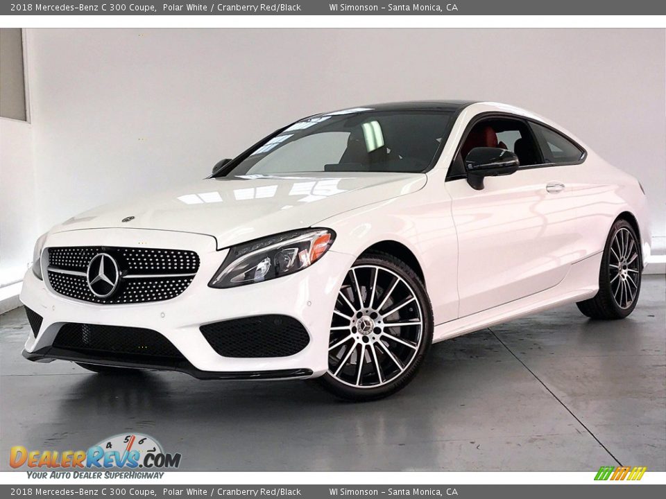Front 3/4 View of 2018 Mercedes-Benz C 300 Coupe Photo #12