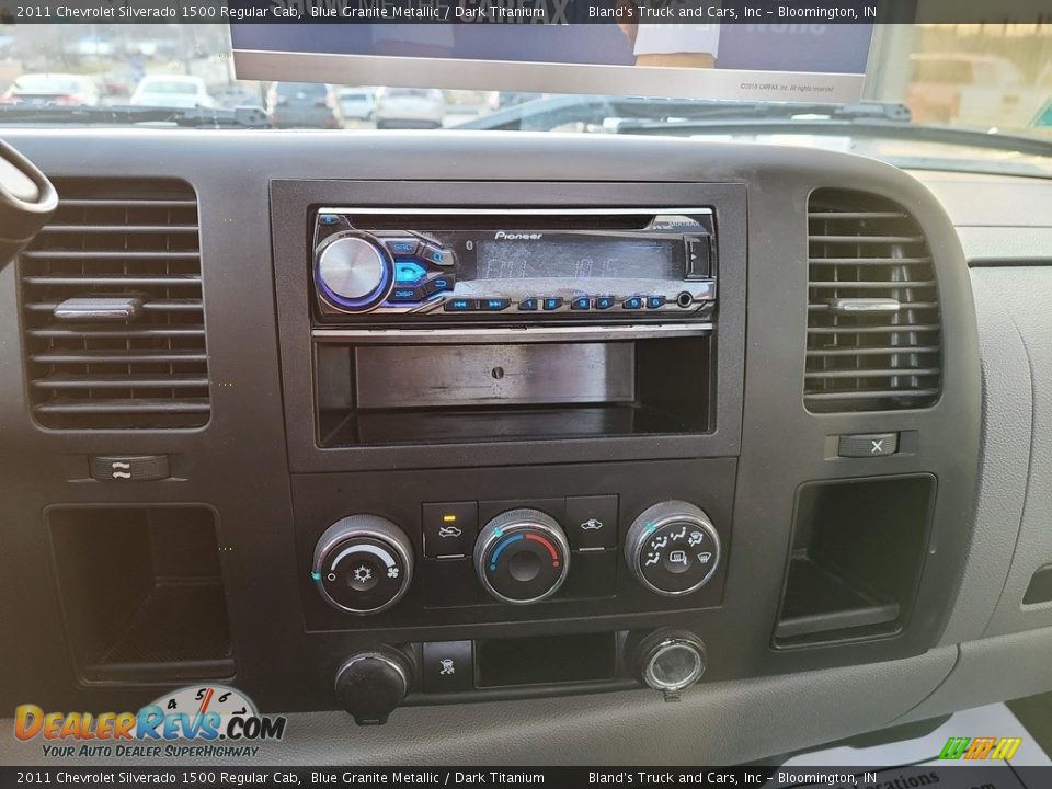 2011 Chevrolet Silverado 1500 Regular Cab Blue Granite Metallic / Dark Titanium Photo #13