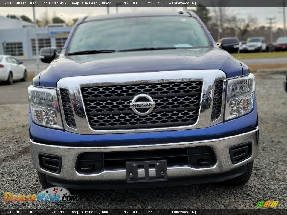 2017 Nissan Titan S Single Cab 4x4 Deep Blue Pearl / Black Photo #2