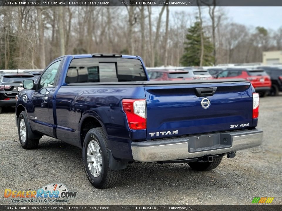 Deep Blue Pearl 2017 Nissan Titan S Single Cab 4x4 Photo #4