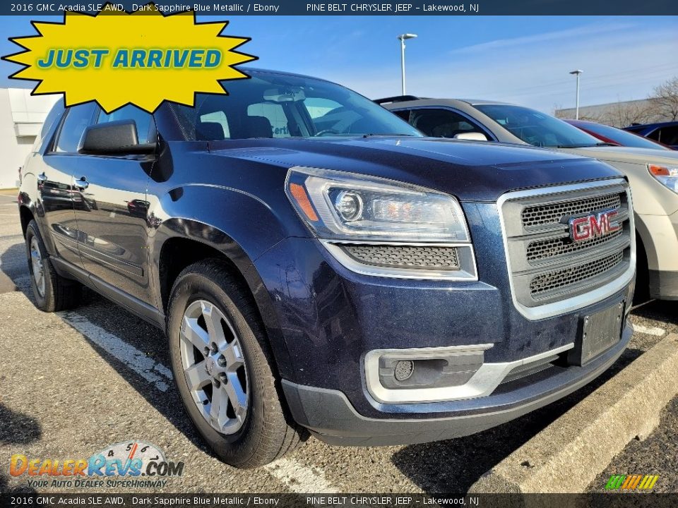 2016 GMC Acadia SLE AWD Dark Sapphire Blue Metallic / Ebony Photo #1