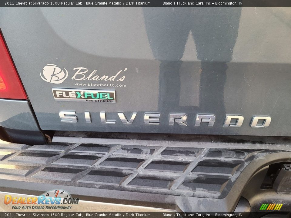 2011 Chevrolet Silverado 1500 Regular Cab Blue Granite Metallic / Dark Titanium Photo #19