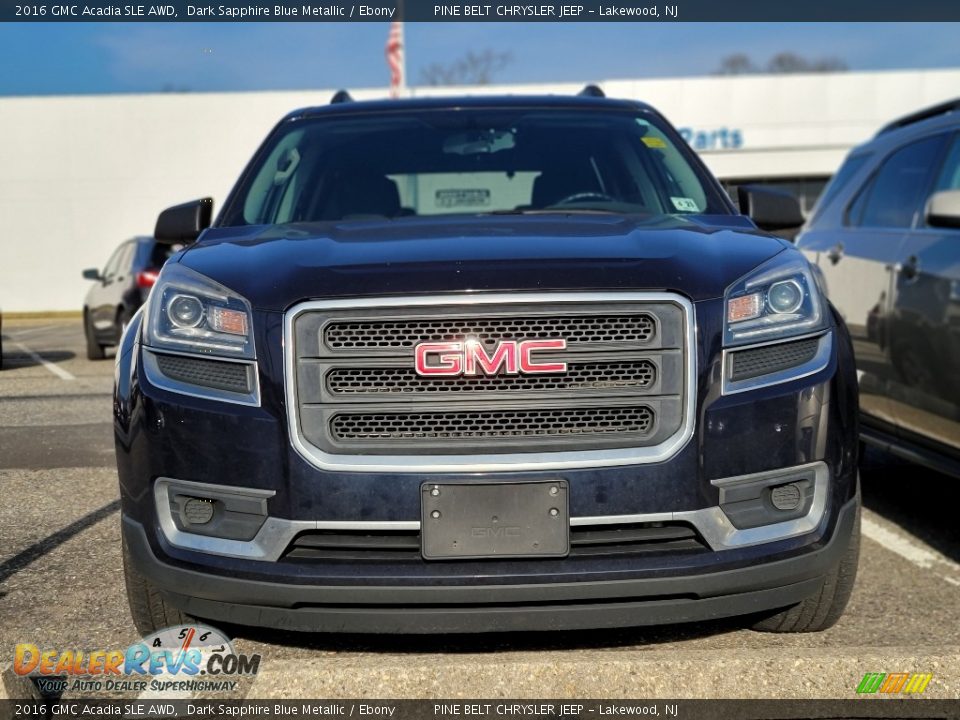 2016 GMC Acadia SLE AWD Dark Sapphire Blue Metallic / Ebony Photo #2