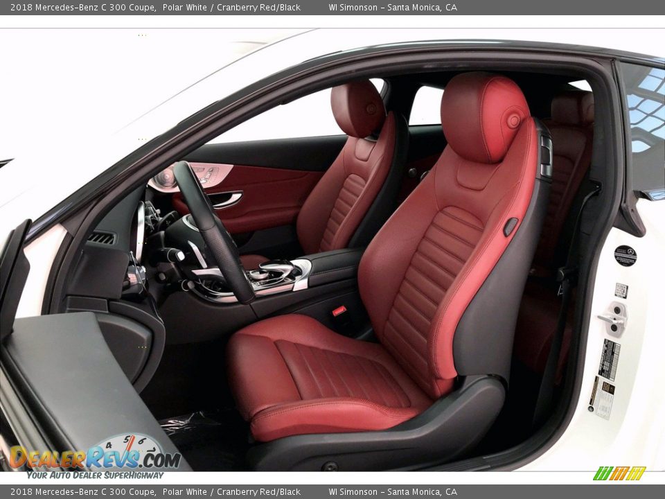 Front Seat of 2018 Mercedes-Benz C 300 Coupe Photo #18