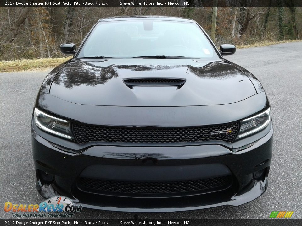 2017 Dodge Charger R/T Scat Pack Pitch-Black / Black Photo #3