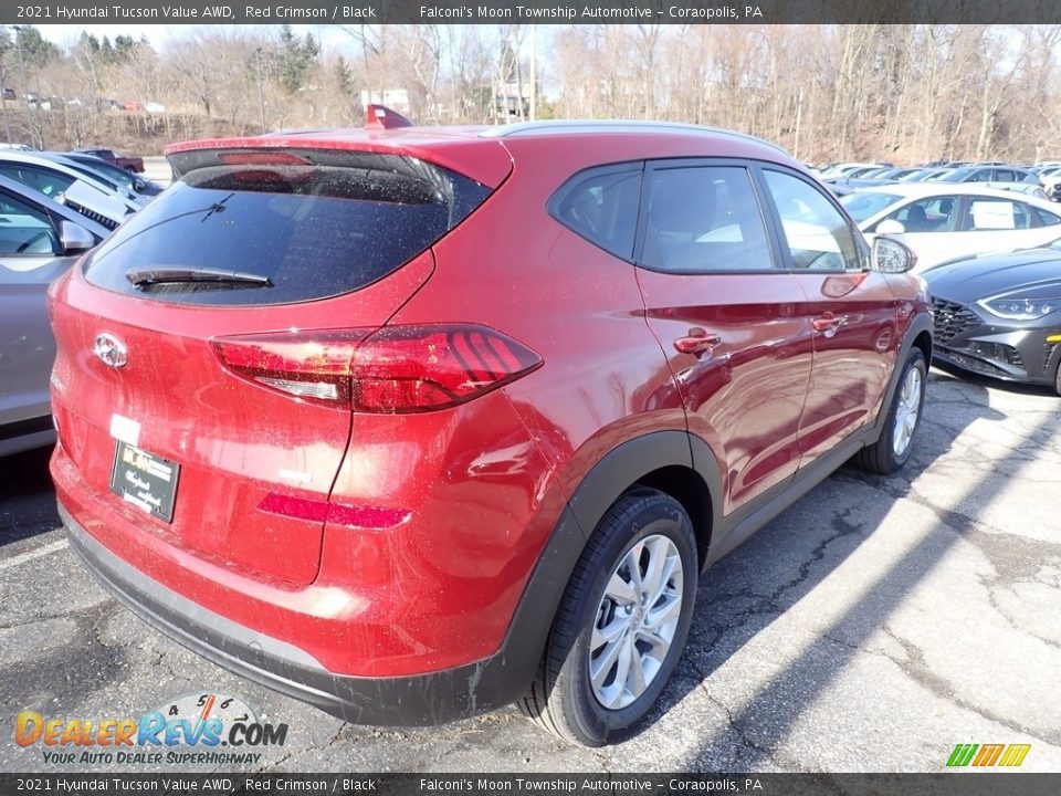 2021 Hyundai Tucson Value AWD Red Crimson / Black Photo #2