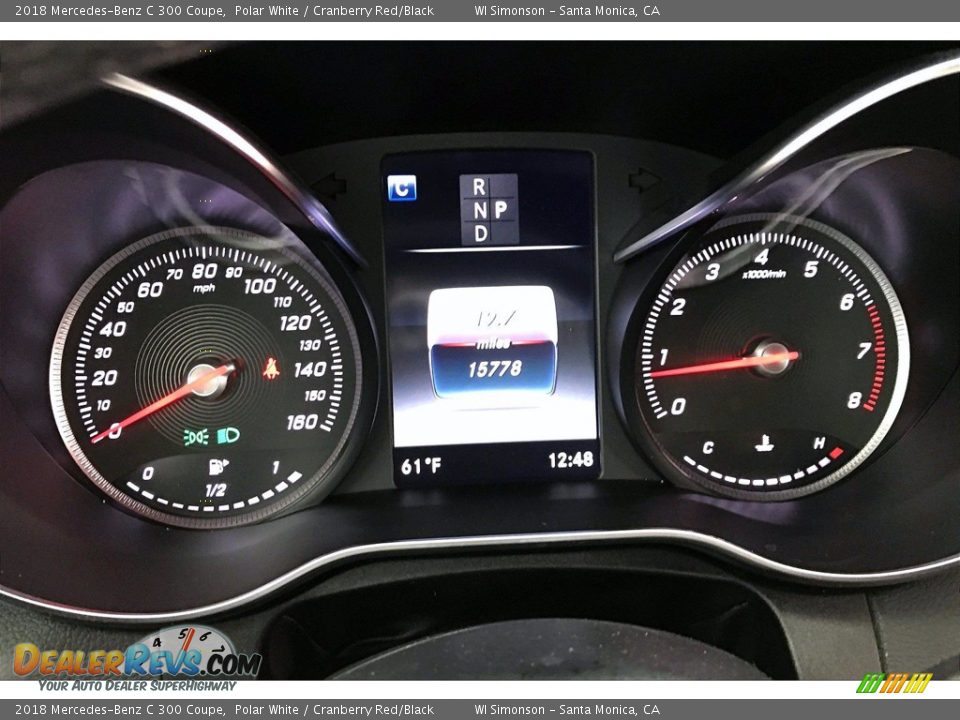2018 Mercedes-Benz C 300 Coupe Gauges Photo #23