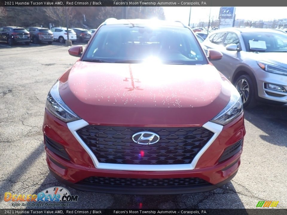 2021 Hyundai Tucson Value AWD Red Crimson / Black Photo #4