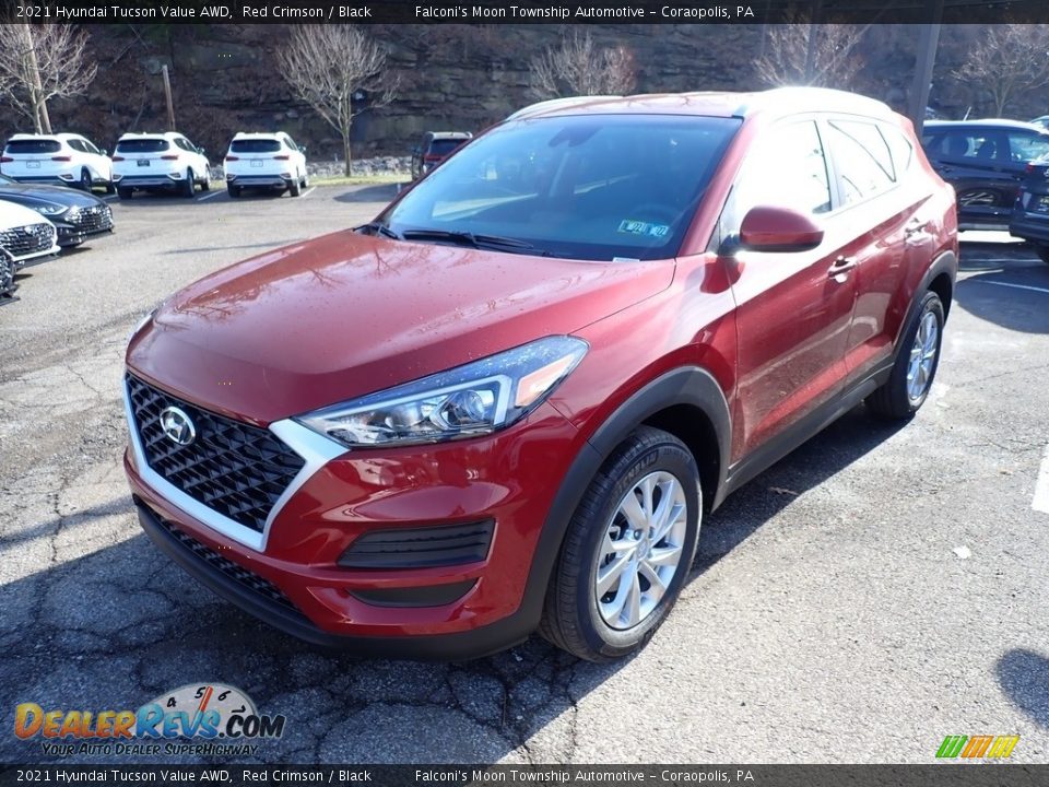 2021 Hyundai Tucson Value AWD Red Crimson / Black Photo #5