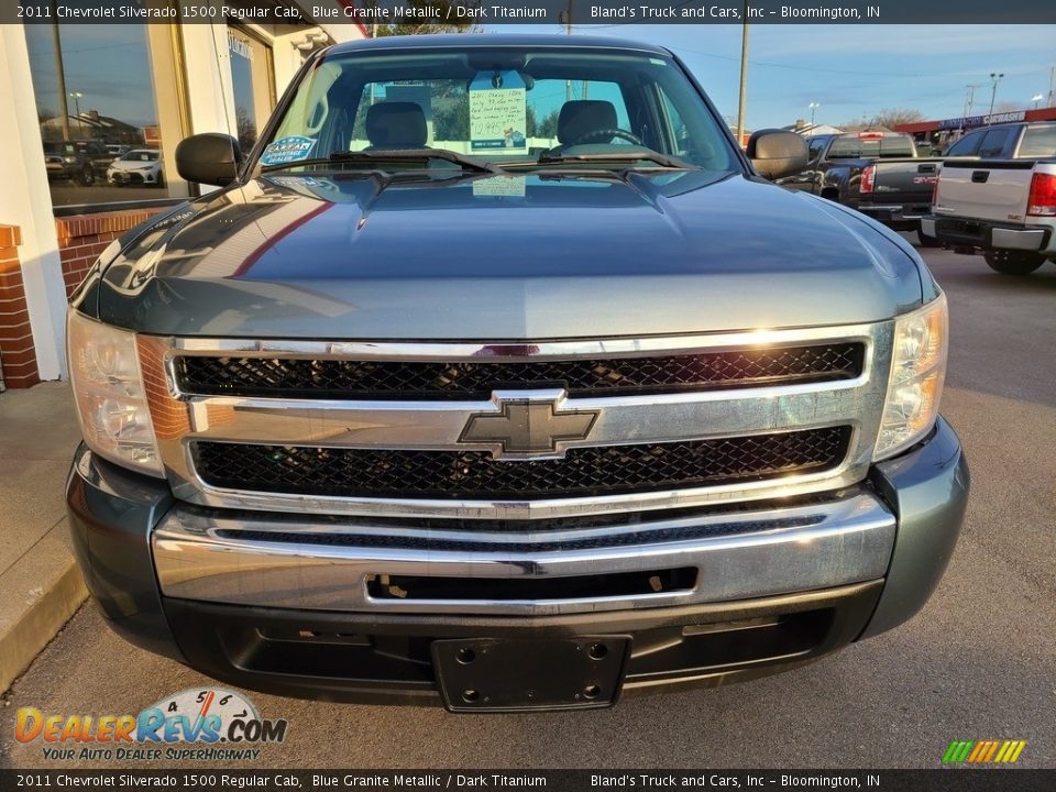 2011 Chevrolet Silverado 1500 Regular Cab Blue Granite Metallic / Dark Titanium Photo #31