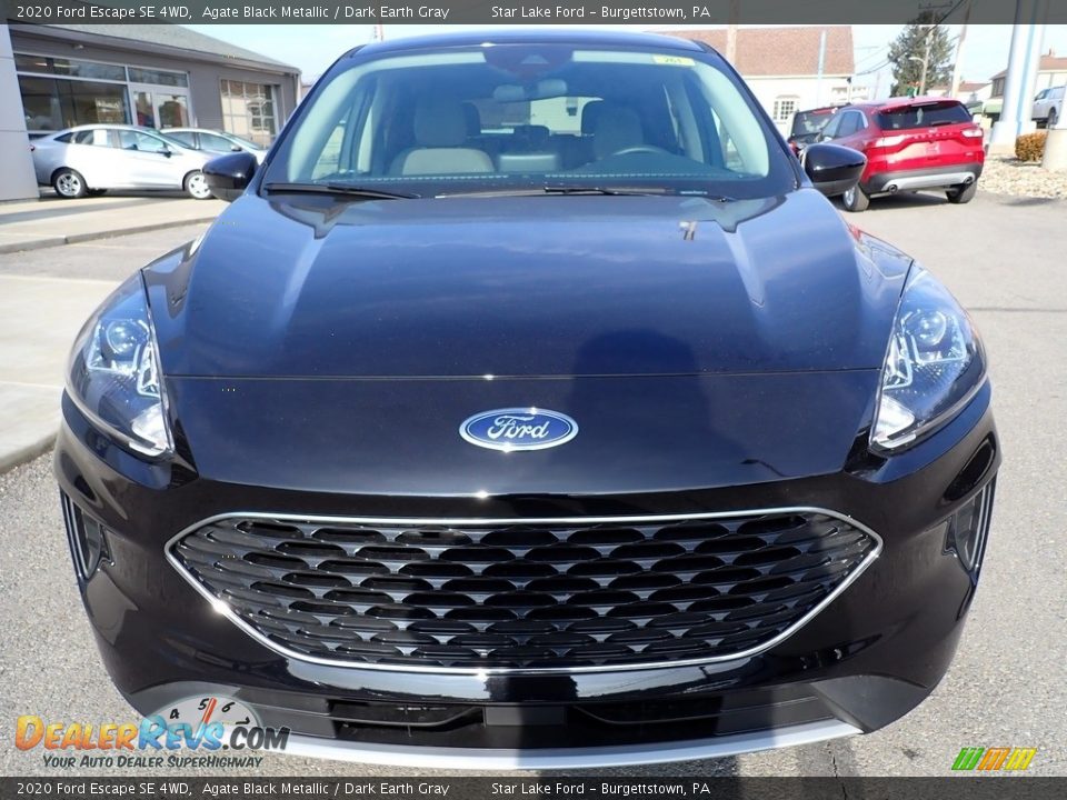 2020 Ford Escape SE 4WD Agate Black Metallic / Dark Earth Gray Photo #9