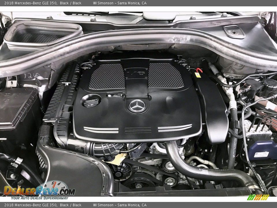 2018 Mercedes-Benz GLE 350 Black / Black Photo #9
