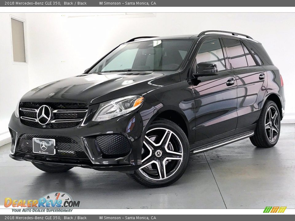 2018 Mercedes-Benz GLE 350 Black / Black Photo #12