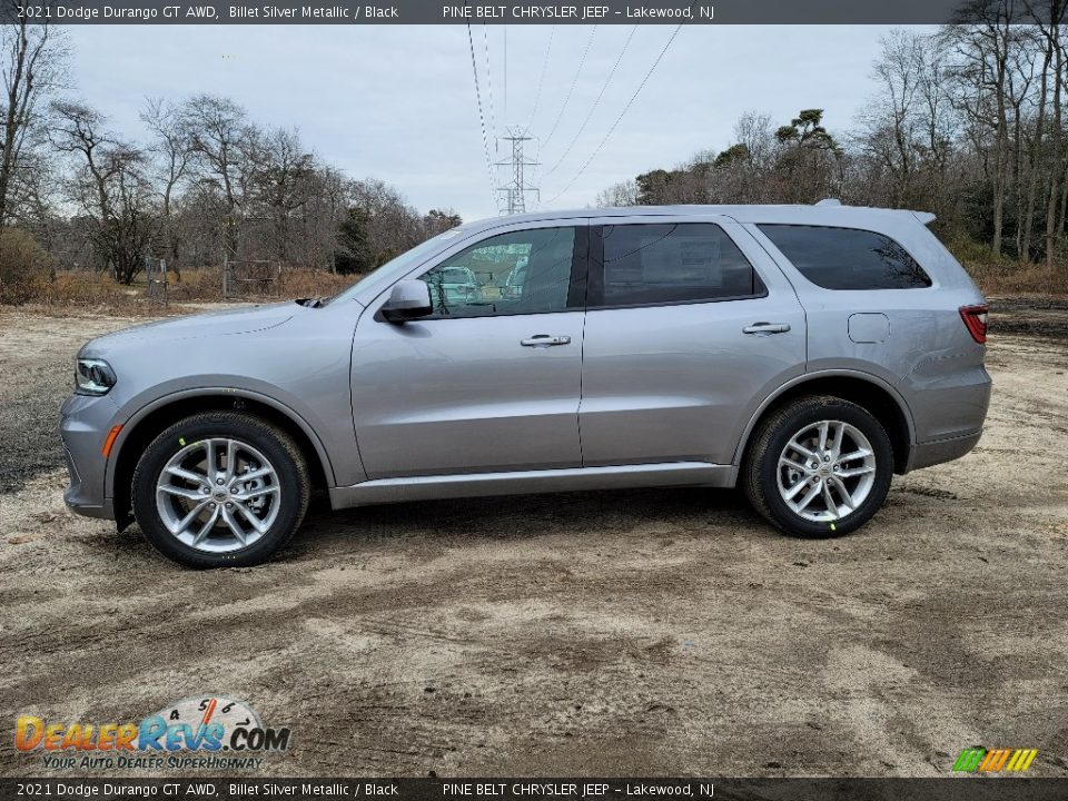 Billet Silver Metallic 2021 Dodge Durango GT AWD Photo #4